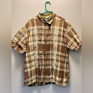 Old Navy Retro SS Button Down- XXL